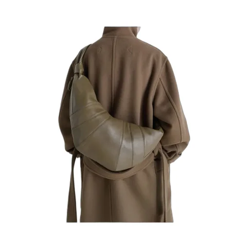 Large Croissant Panelled Shoulder Bag