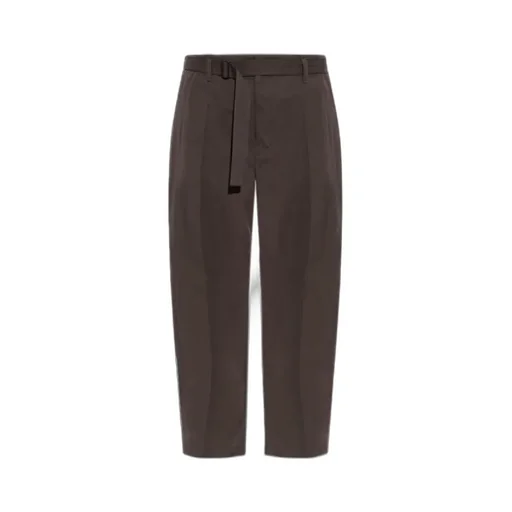 Belted Pleated Trousers
