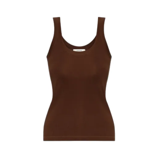 Crewneck Ribbed-Knit Tank Top