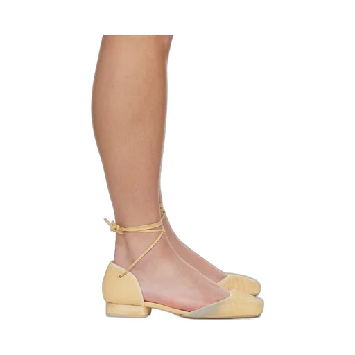 Ruched Ballet Flats