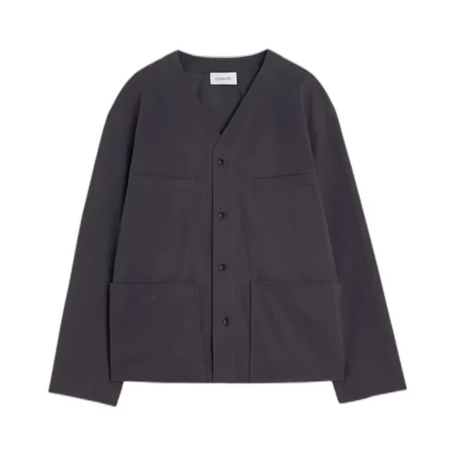 Collarless Overshirt
