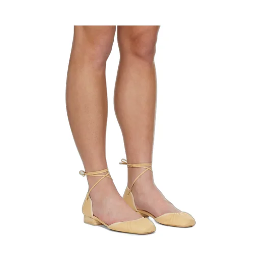 Ruched Ballet Flats