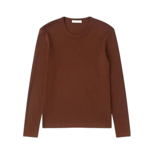 Ribbed Long-Sleeved T-Shirt