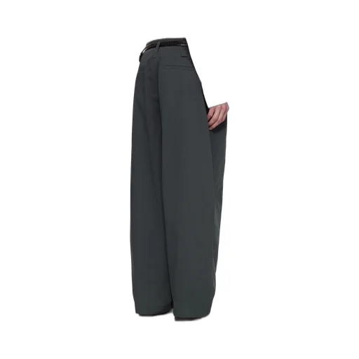 Pleated Wide Leg Chino Pants
