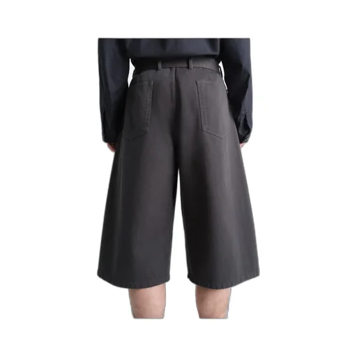 Twisted Below-Knee Length Shorts