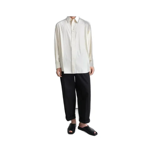 Loop Curved Hem Shirt