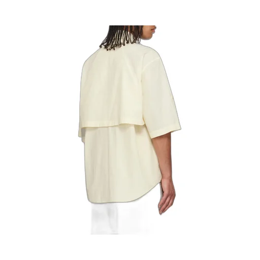 Button-Detailed Collared Shirt