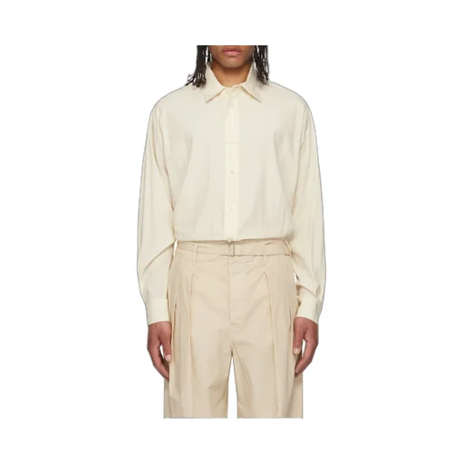 Loop Curved Hem Shirt