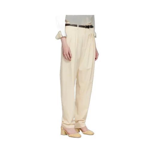Pleated Wide-Leg Pants