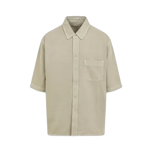 Short-Sleeve Denim Shirt