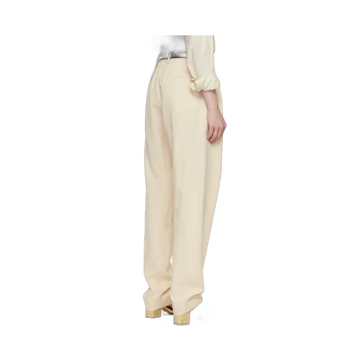 Pleated Wide-Leg Pants