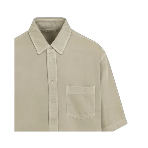 Short-Sleeve Denim Shirt