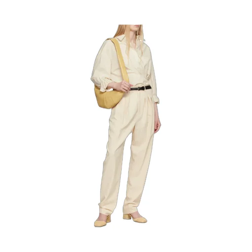 Pleated Wide-Leg Pants
