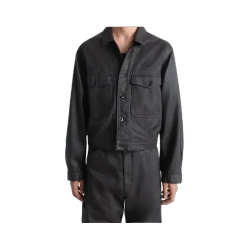 Buttoned Trucker Jacket