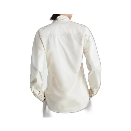 Curved Hem Fitted Shirt