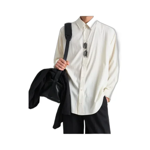 Loop Curved Hem Shirt