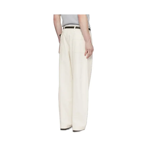 Pleated Straight Leg Trousers