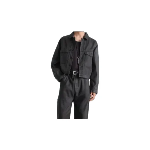 Buttoned Trucker Jacket