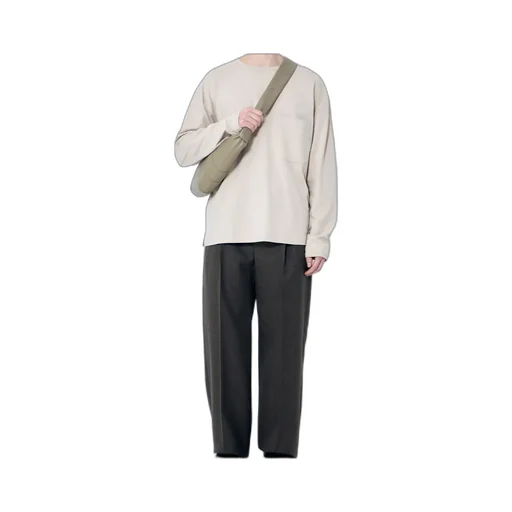 Long Sleeved Crewneck T-Shirt