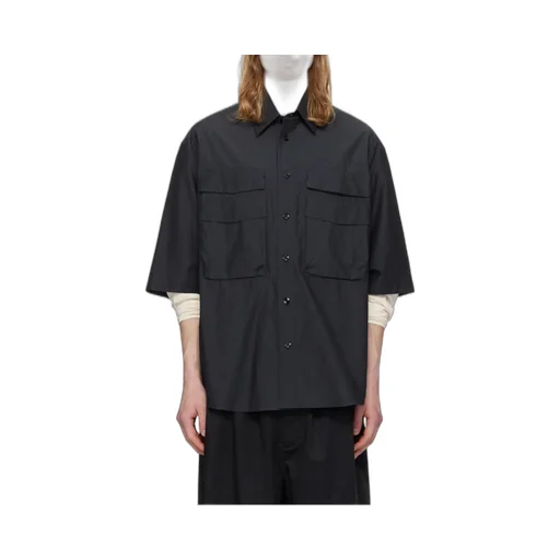 Button-Detailed Collared Shirt