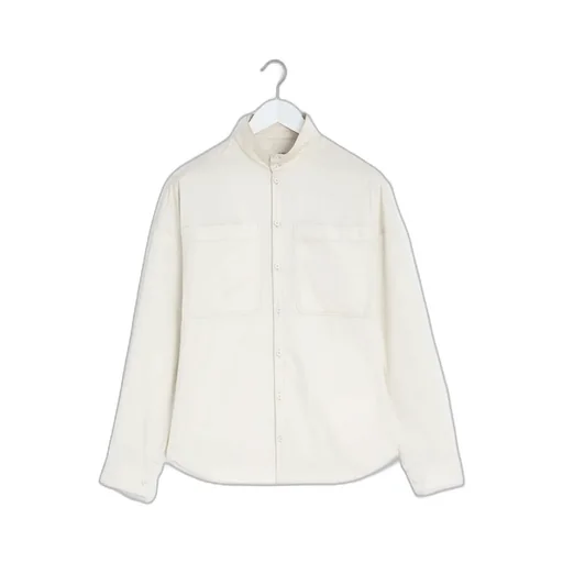Curved Hem Fitted Shirt