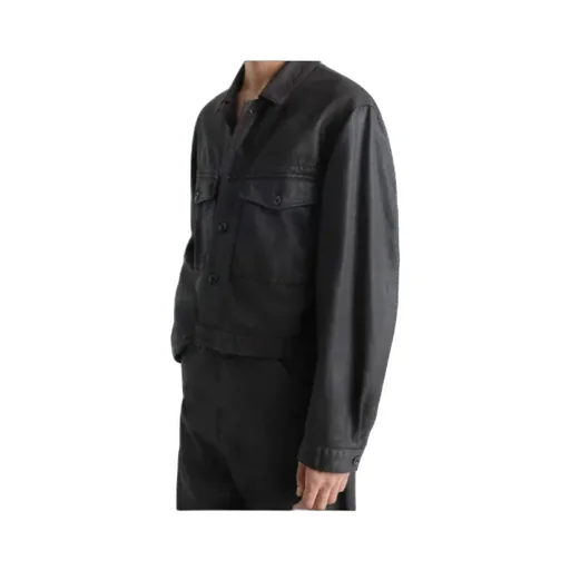 Buttoned Trucker Jacket