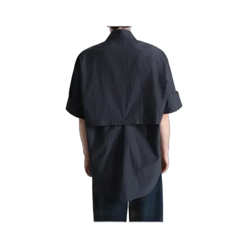 Button-Detailed Collared Shirt