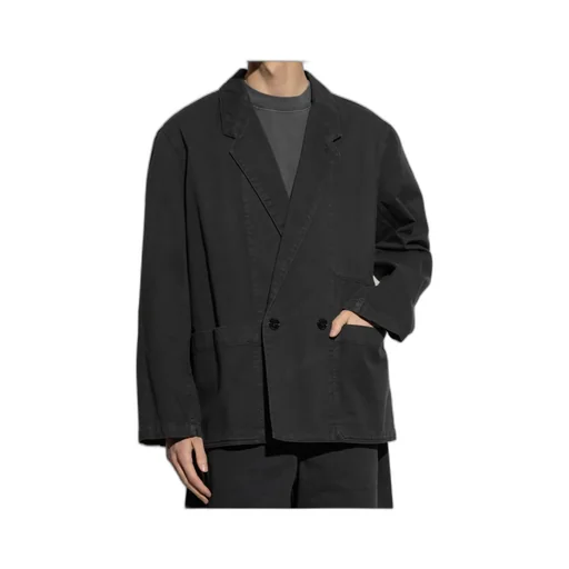 Double-Breasted Workwear Blazer