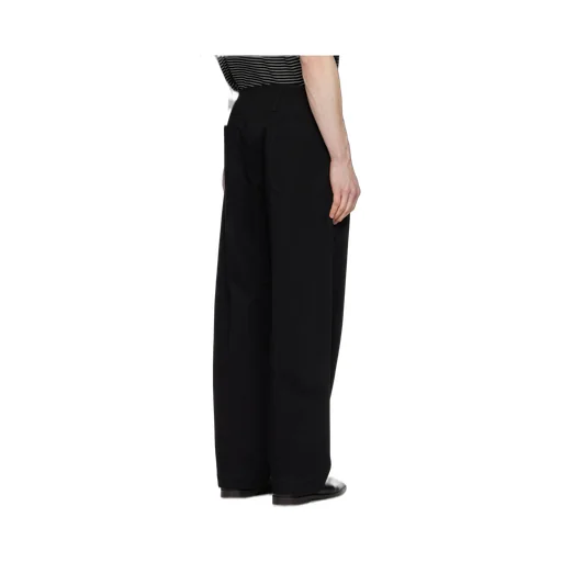 Pleated Straight Leg Trousers