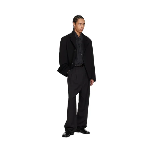 Pleated Drawstring Trousers