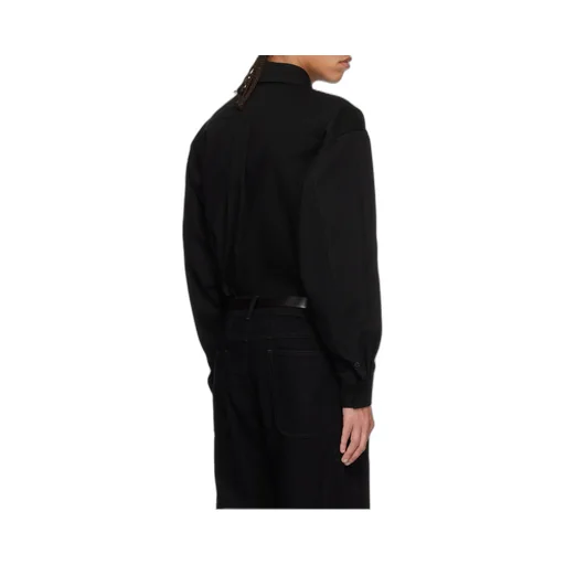 Long-Sleeved Drop Shoulder Overshirt