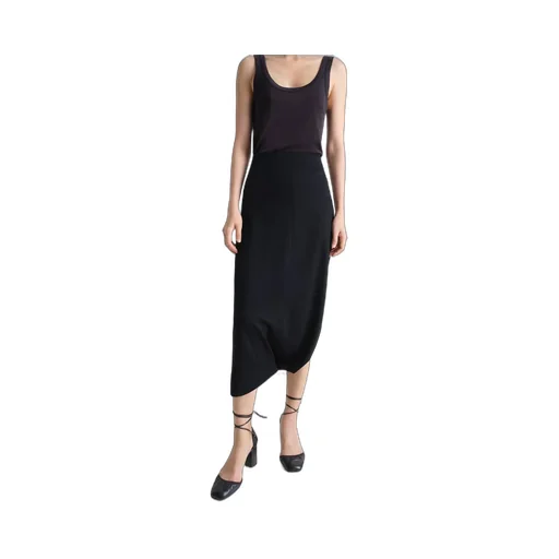 Twisted Pleated Skirt
