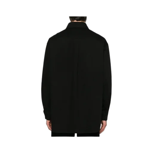 Long-Sleeved Drop Shoulder Overshirt