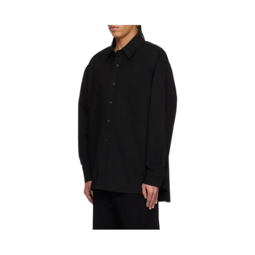 Long-Sleeved Drop Shoulder Overshirt