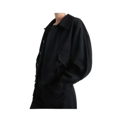 Elasticated Hem Twill Bomber Jacket