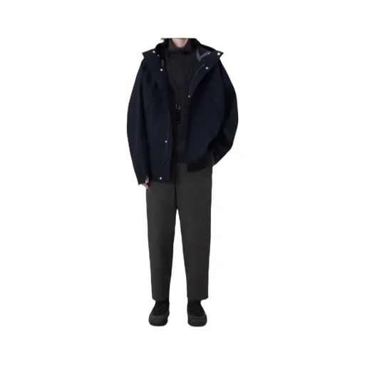Straight Hem Hooded Parka