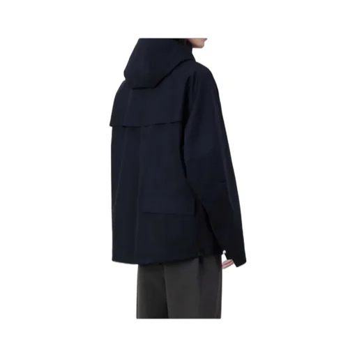 Straight Hem Hooded Parka