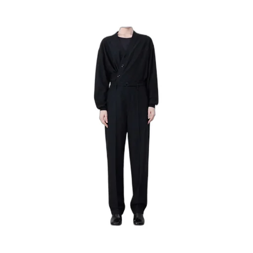 Straight-Leg Tailored Trousers