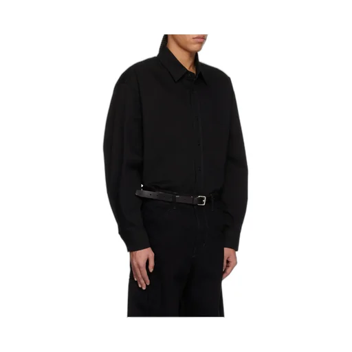 Long-Sleeved Drop Shoulder Overshirt