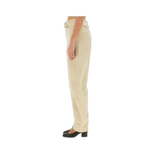 Belted Twill Pants