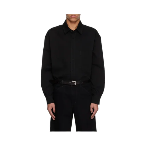 Long-Sleeved Drop Shoulder Overshirt