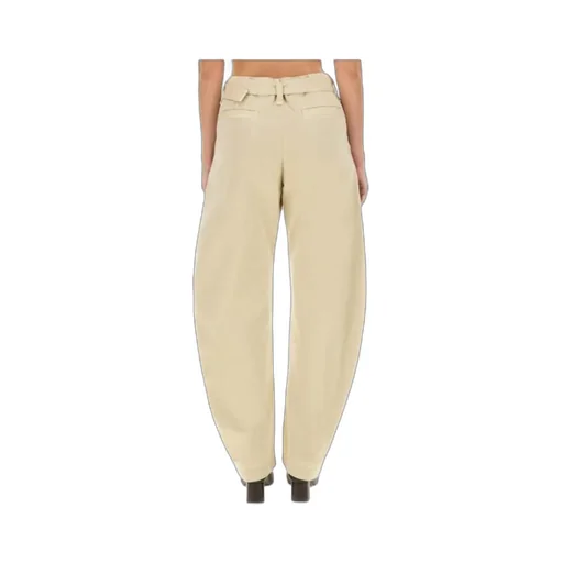 Belted Twill Pants