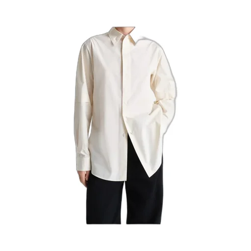 Straight Cut Slit Shirt