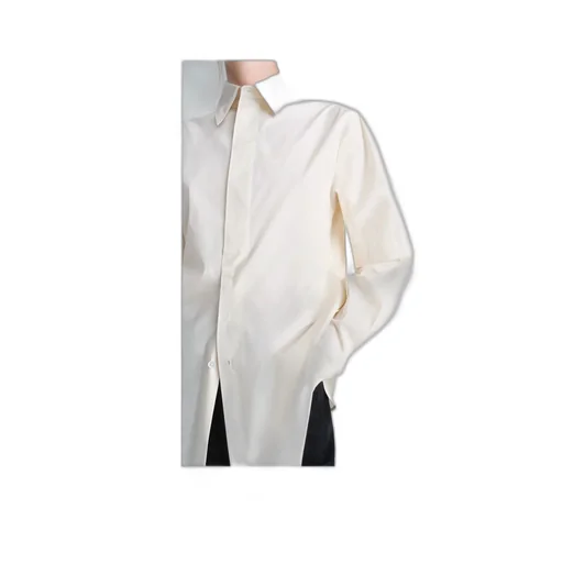 Straight Cut Slit Shirt