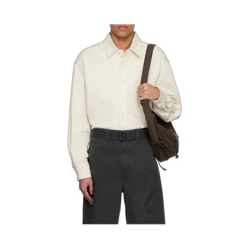 Long-Sleeved Drop Shoulder Overshirt
