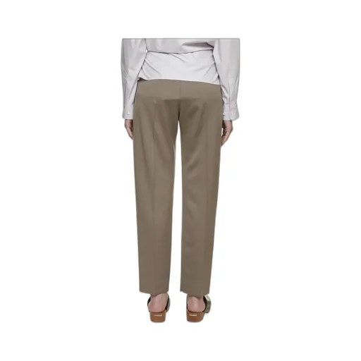High-Rise Tailored Trousers