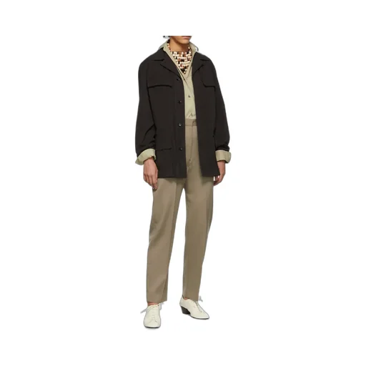 High-Rise Tailored Trousers