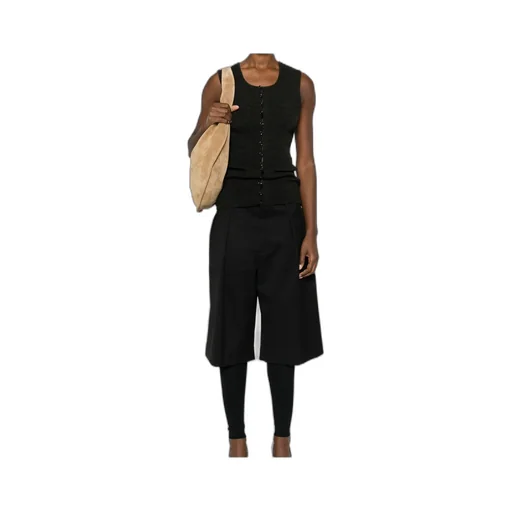 Sleeveless Knitted Cardigan
