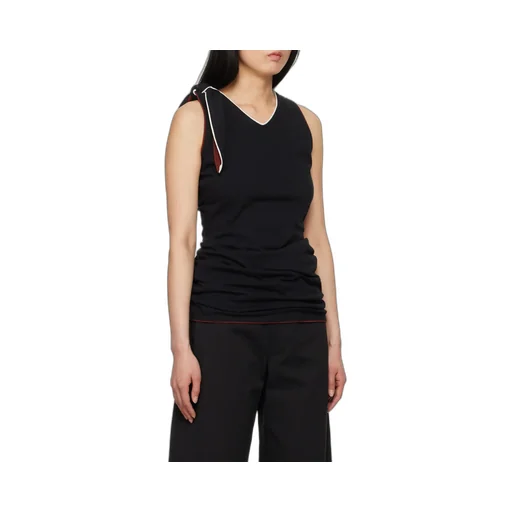 V-Collar Bindings Vest