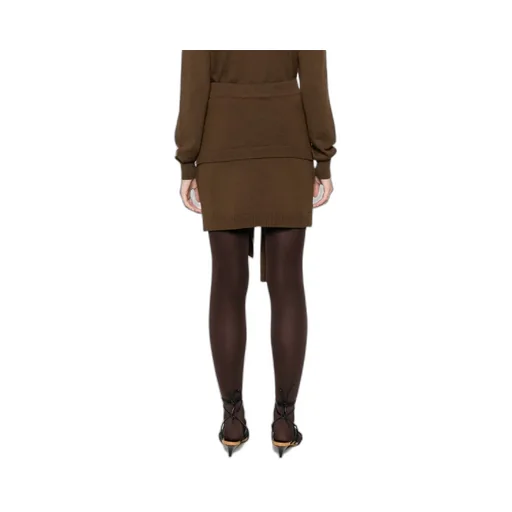 Trompe L'oeil Knotted Mini Skirt